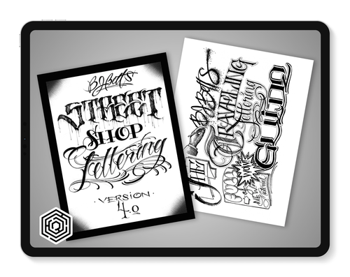 Traditional Tattoo Lettering for Procreate — Tattoo Space