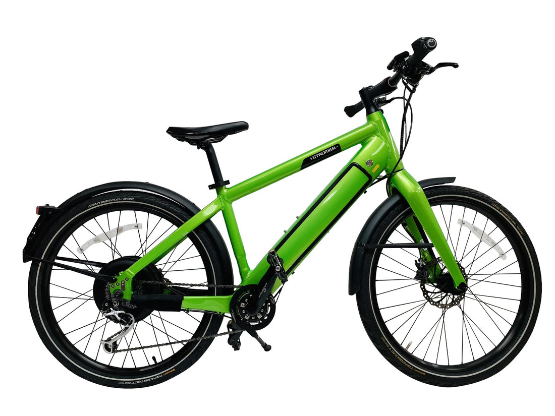 green electric bike