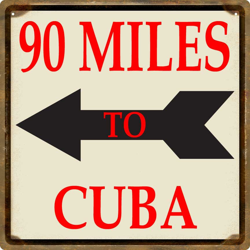 cuba 90 miles travel