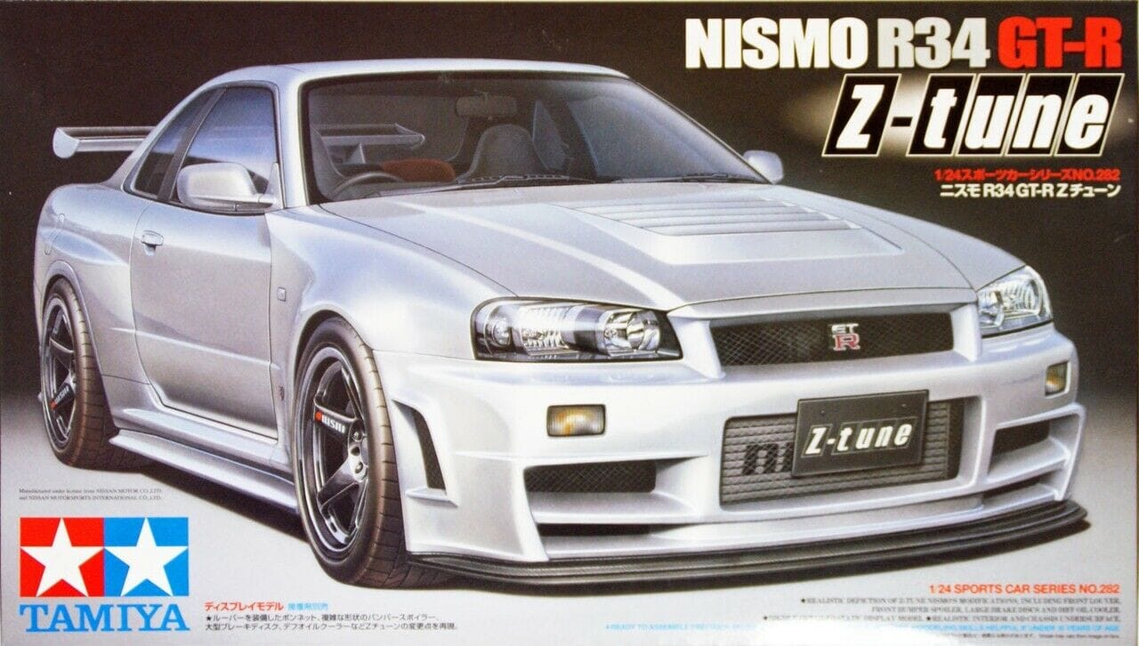 TAM24282 1/24 Nismo R34 GT-R-Z-Tune Plastic Model