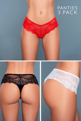 Monroe Lace Panty Pack