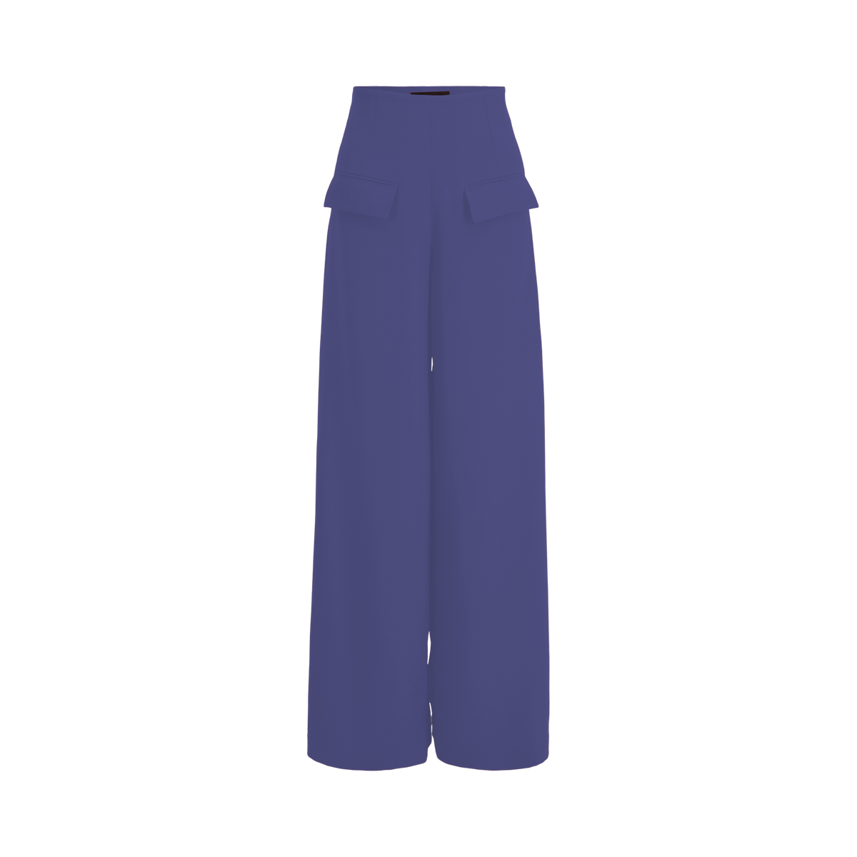 Women's Wide Leg Pants | Ocean Navy Blue Pant | Edgy Work Wear – Layo G.