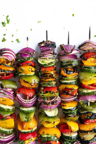 grilled veggie skewers