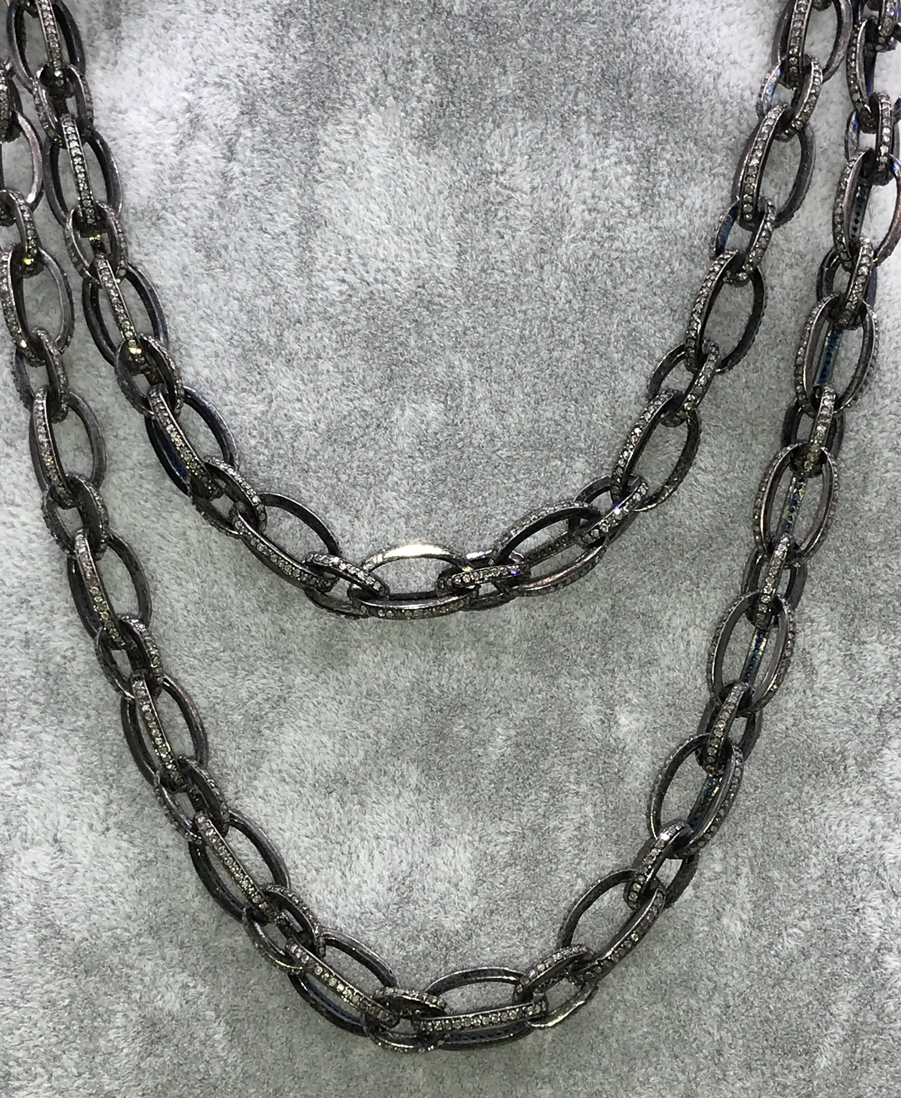 Diamond Link Chain Necklace