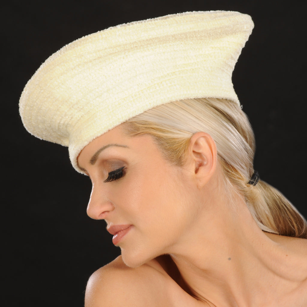 Ladies cream winter hats Shenor Collections