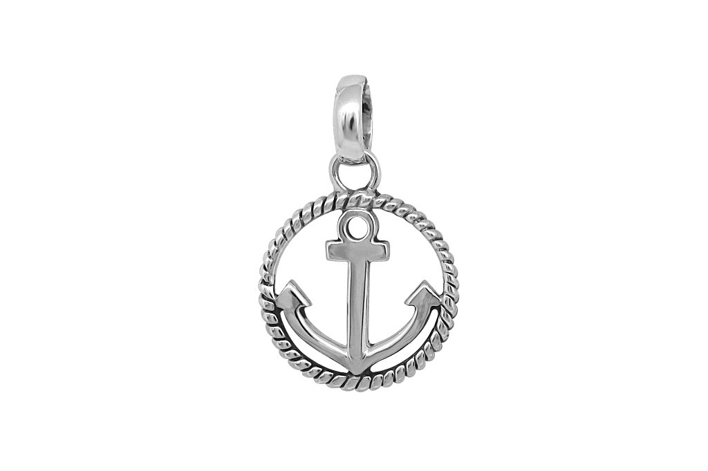 gold anchor pendants for men