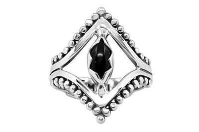 Silver Black Onyx Eye Ring Women S Accessories Kemmi Collection