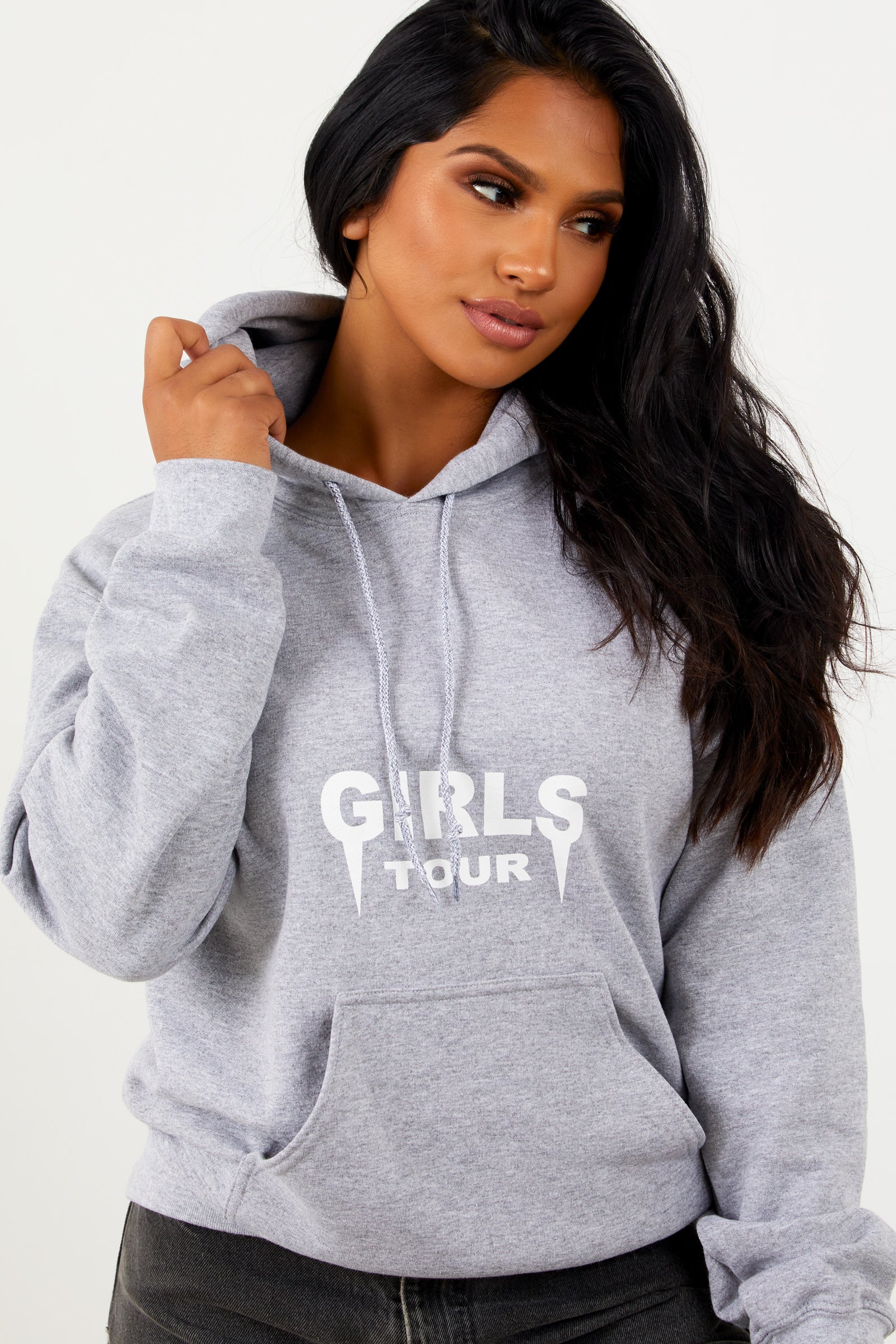 girls grey hoodie