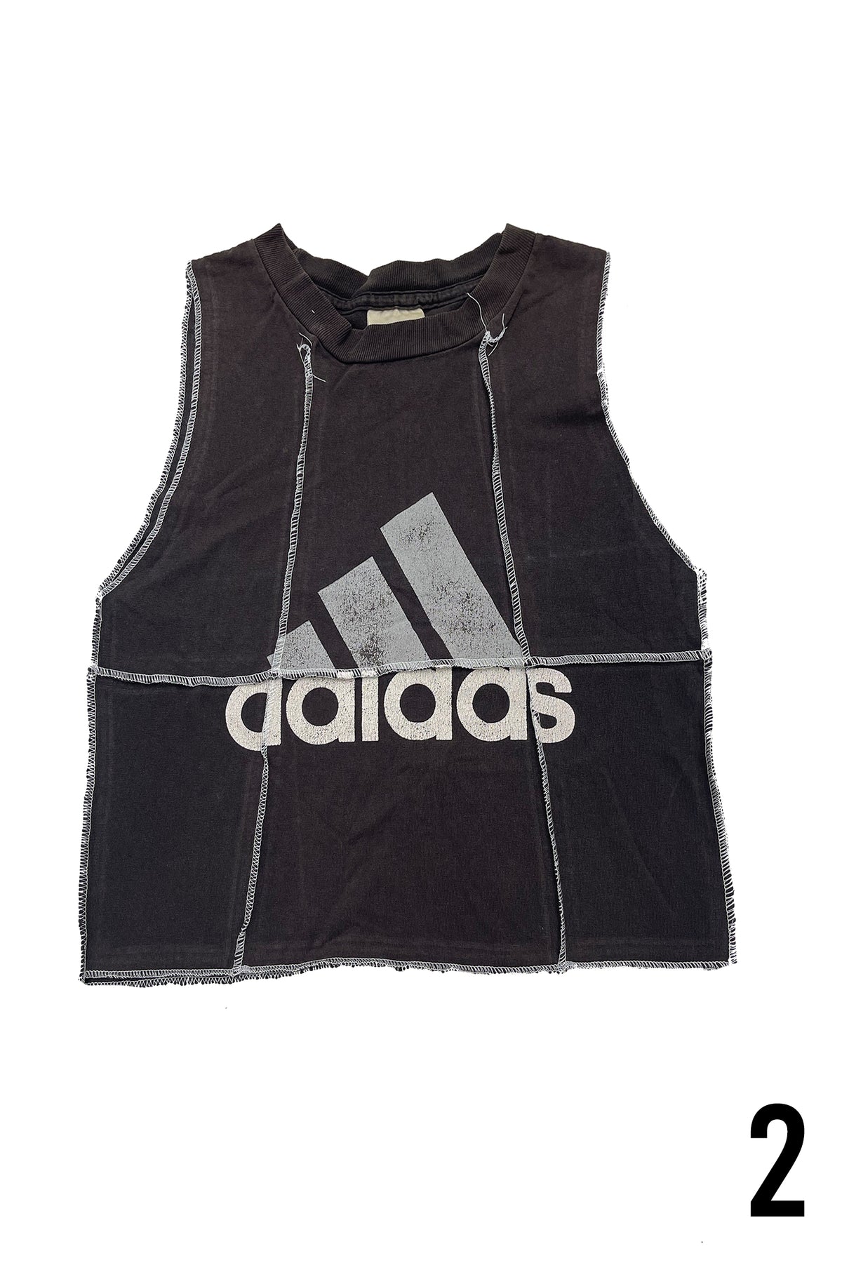 Vintage Reconstructed Adidas Top - sosorella