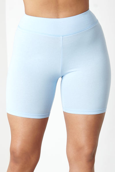 baby blue cycle shorts