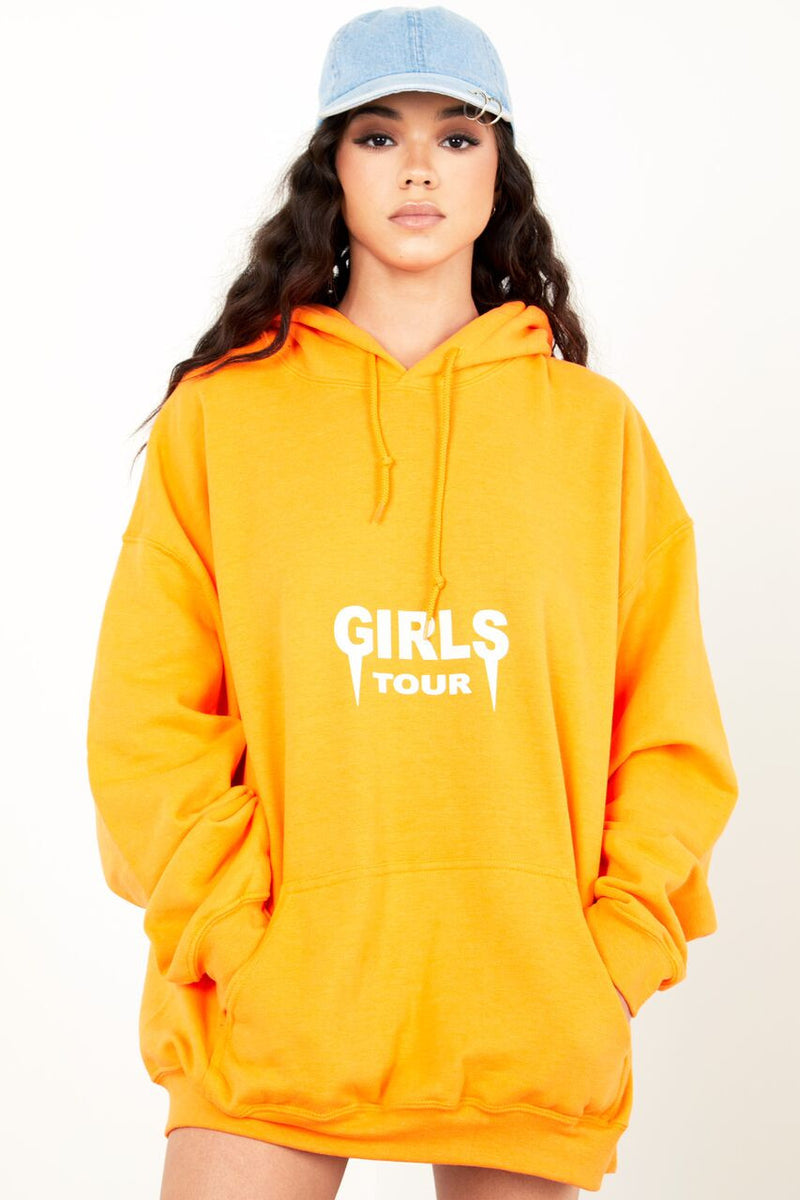 Og Girls Tour Hoodie Orange  Sosorella-8266