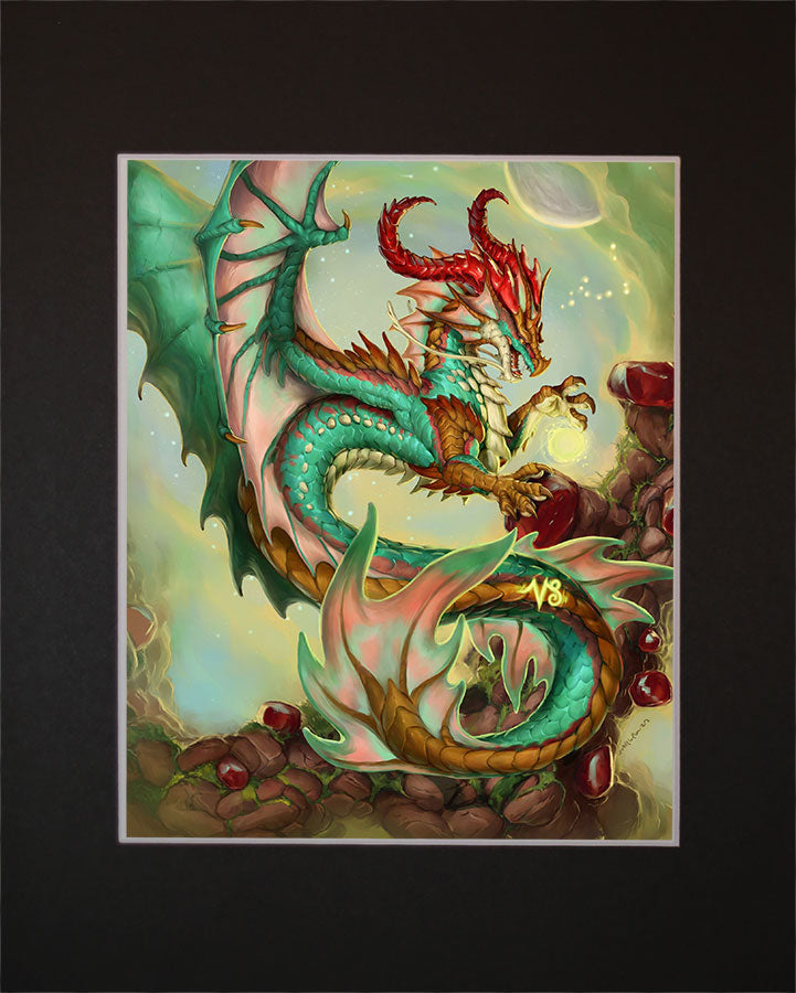 2021 Zodiac Dragon Capricorn, an Art by SixthLeafClover - SixthLeafClover Studios
