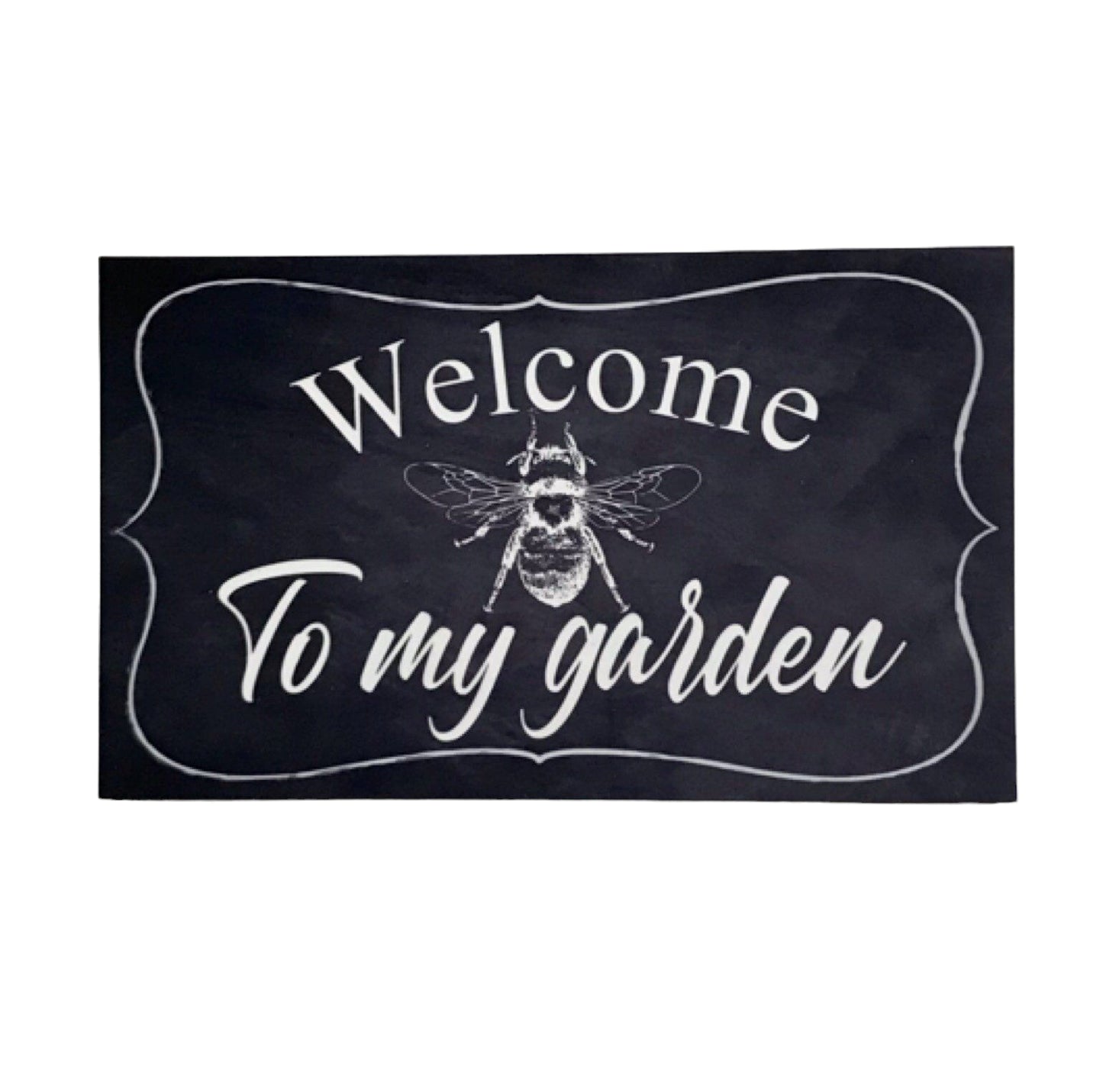 Welcome To My Garden Vintage With Bee Sign The – The Renmy Store ...