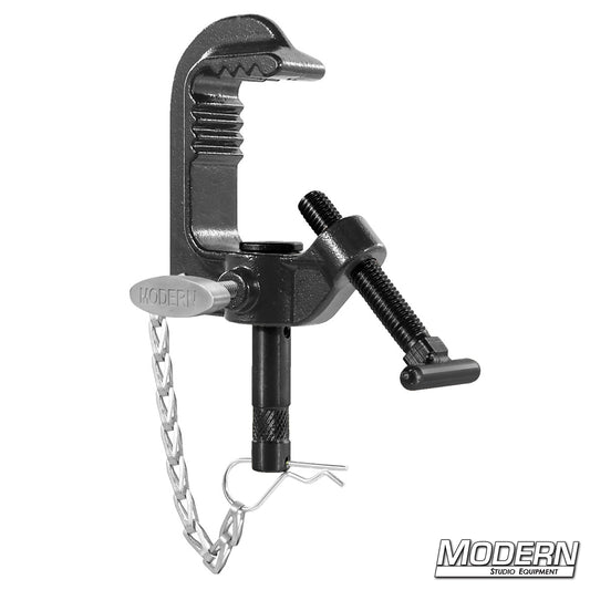 Drop Ceiling Scissor Clamp with Cable Hook – Modern Studio Equipment.