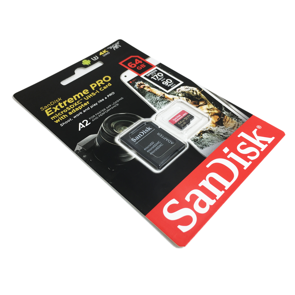 Карта памяти sandisk extreme 64 гб microsdxc