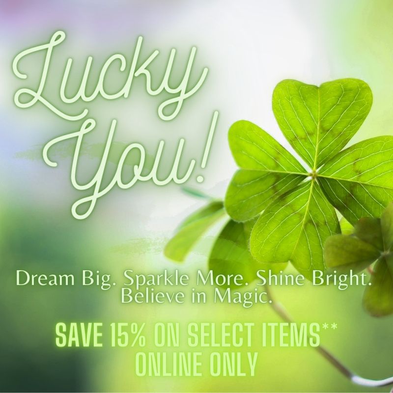 Lucky You Save 15% on Select Items Online