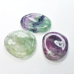 Rainbow Fluorite Worry Stone