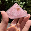 Rose Quartz Orgonite Pyramid