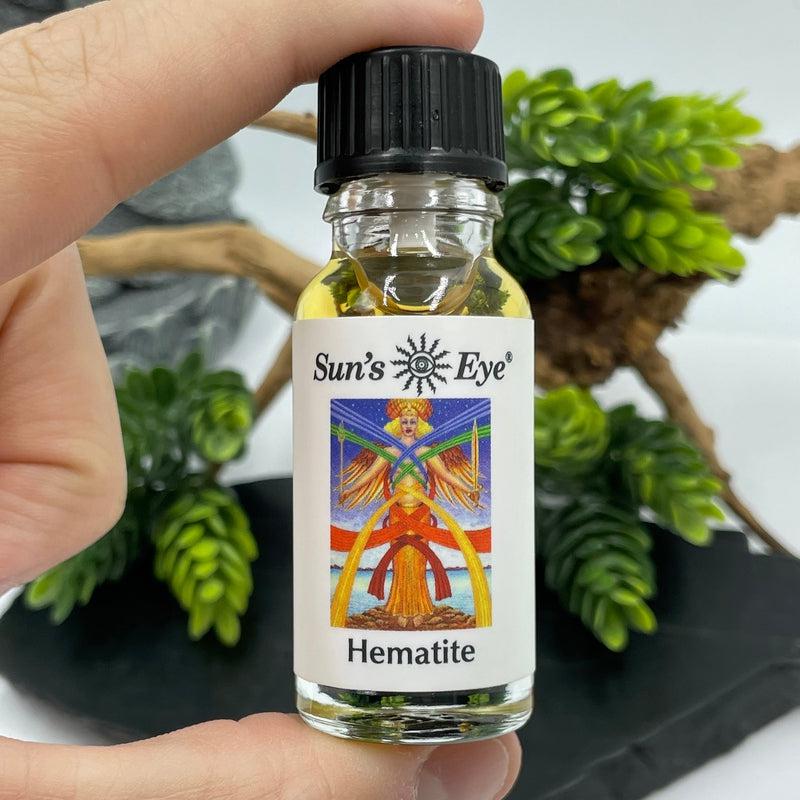 Hematite Gem Essence Ritual Oil – Open Eye Crystals