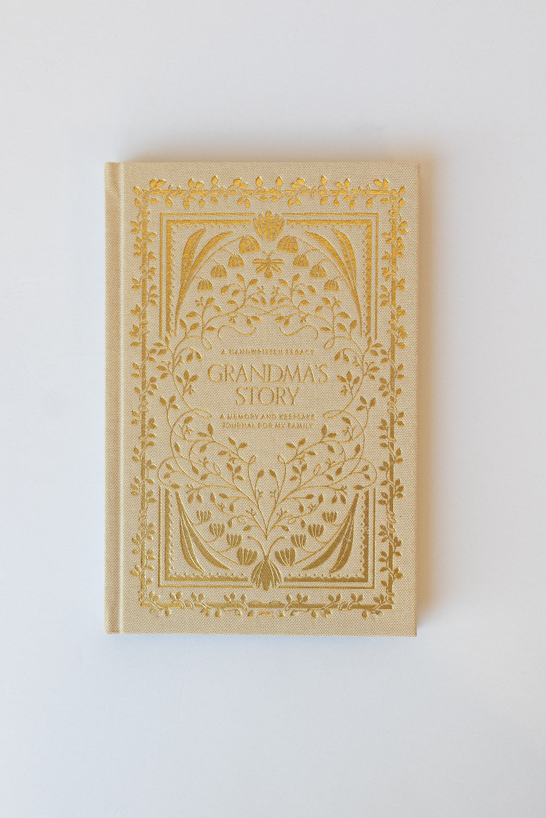 grandma's story, memory + keepsake journal