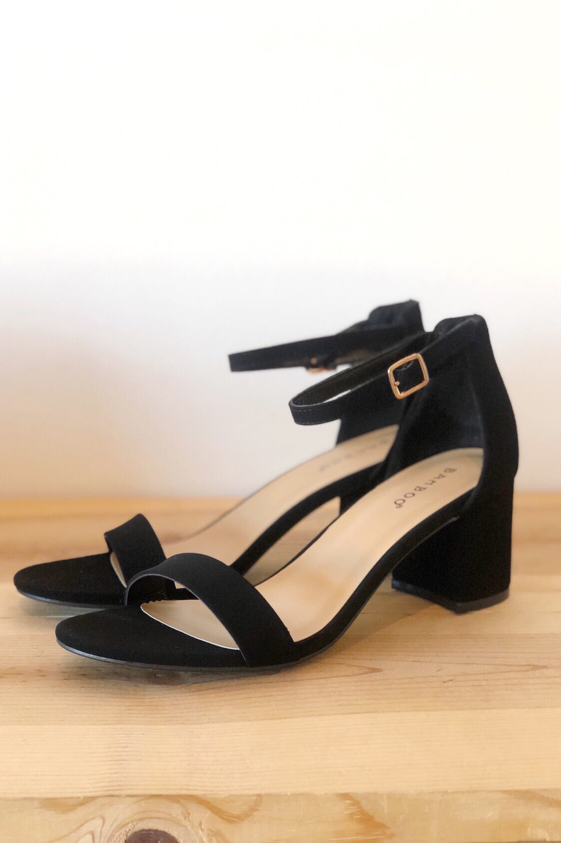 short block heel sandals