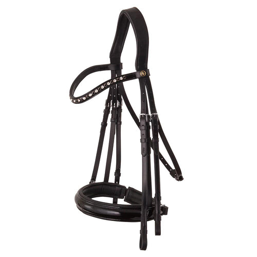 BR Anatomic Padded Halter Adjustable with Round Raised Noseband