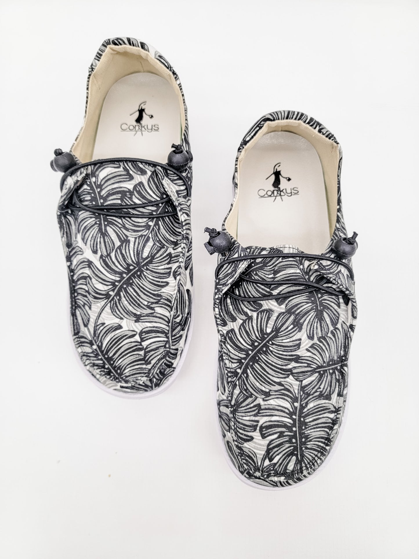 Corkys Kayak Black Palm Boat Shoes – Italics Boutique