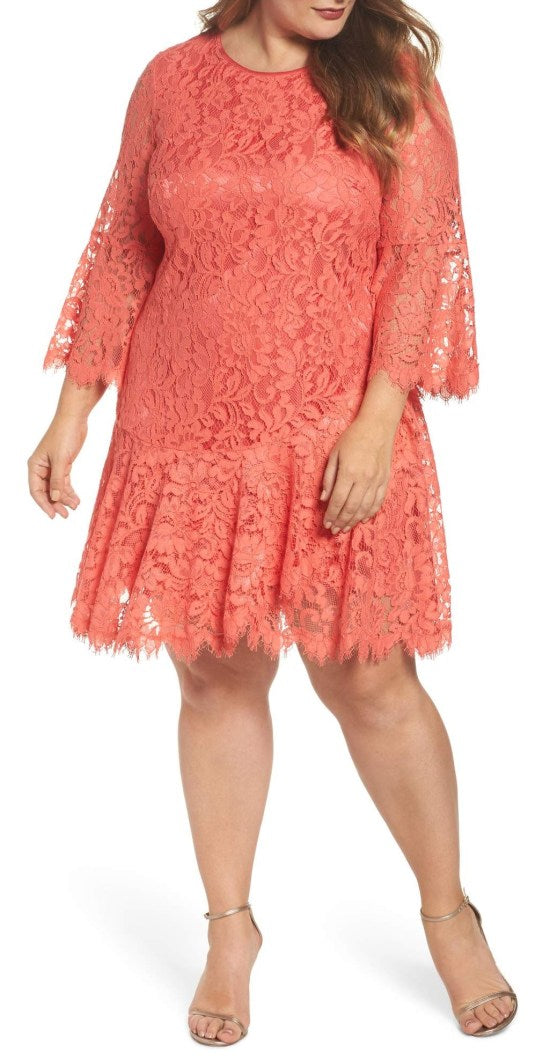 plus size spring wedding guest dress