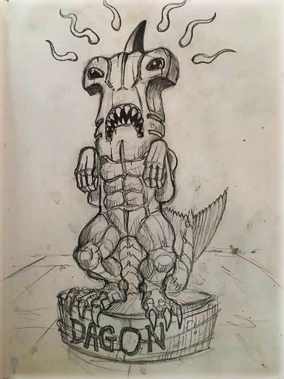 Tiki Fish Monster