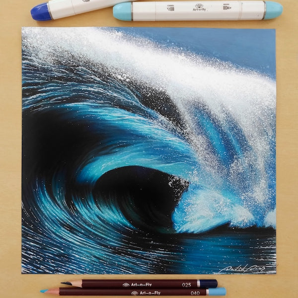 Waves Drawing Tutorial with David Dias ArtnFly