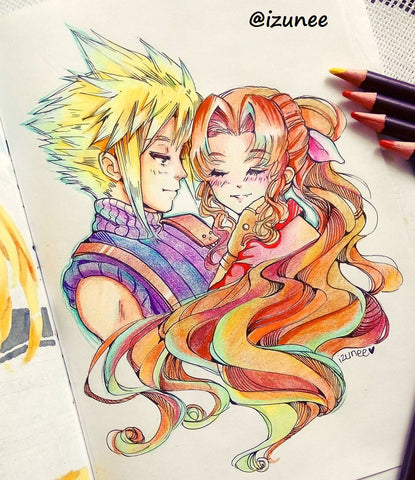 EASIEST WAY TO COLOR ANIME HAIR WITH COLORED PENCILS  Step by step  Tutorial for Beginners  Anime drawings for beginners Anime Anime hair