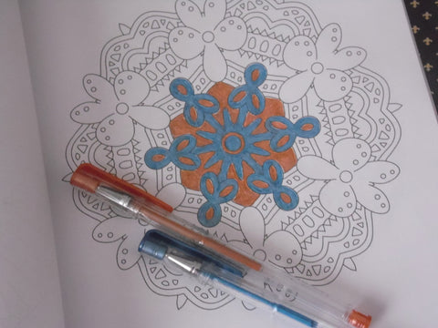 4 Gel Pen Techniques to Use in Your Adult Coloring Books - Tutorial -  Art-n-Fly