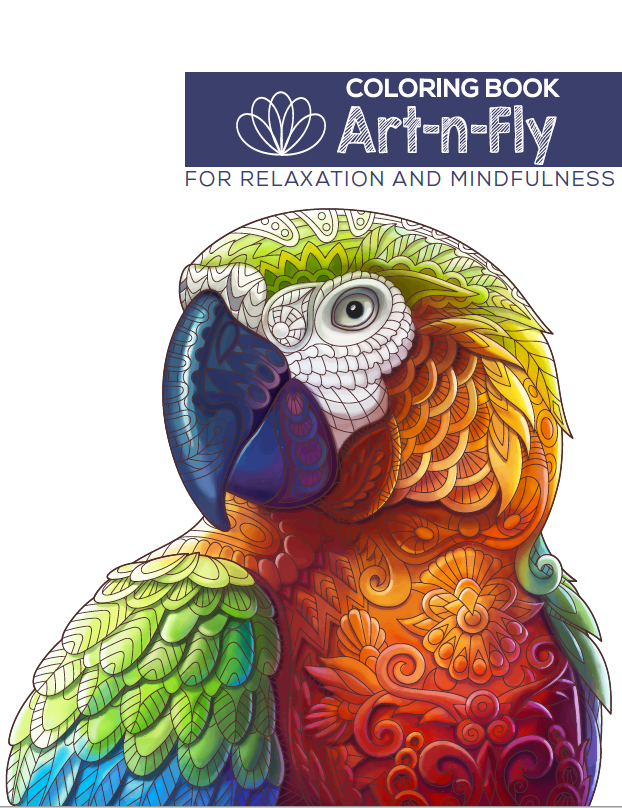 Download Coloring Book For Relaxation And Mindfulness Art N Fly