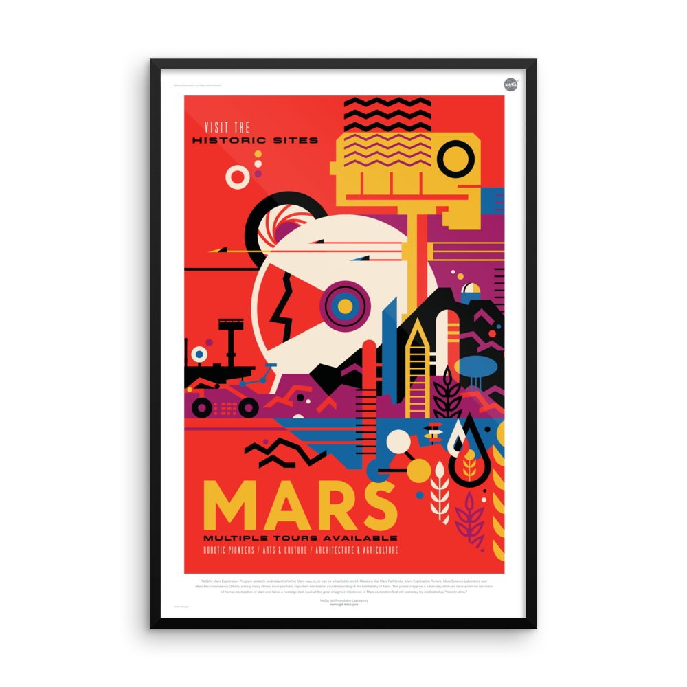 visit mars poster