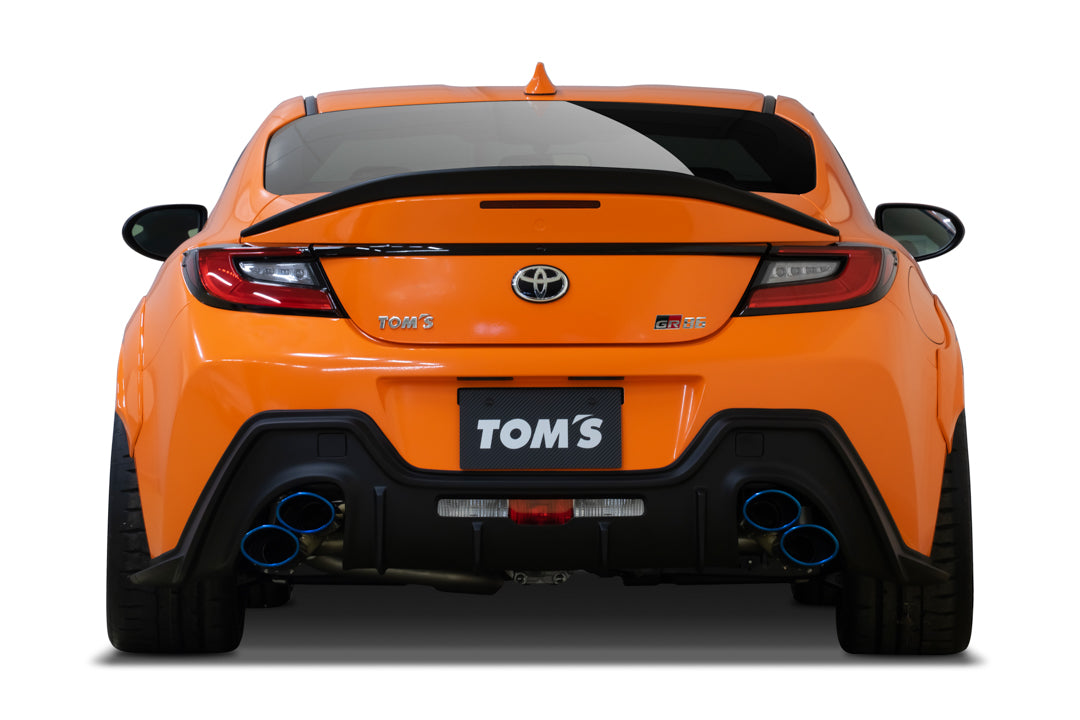 TOM'S Racing QuadExit Axleback Exhaust for Toyota GR86 (2022