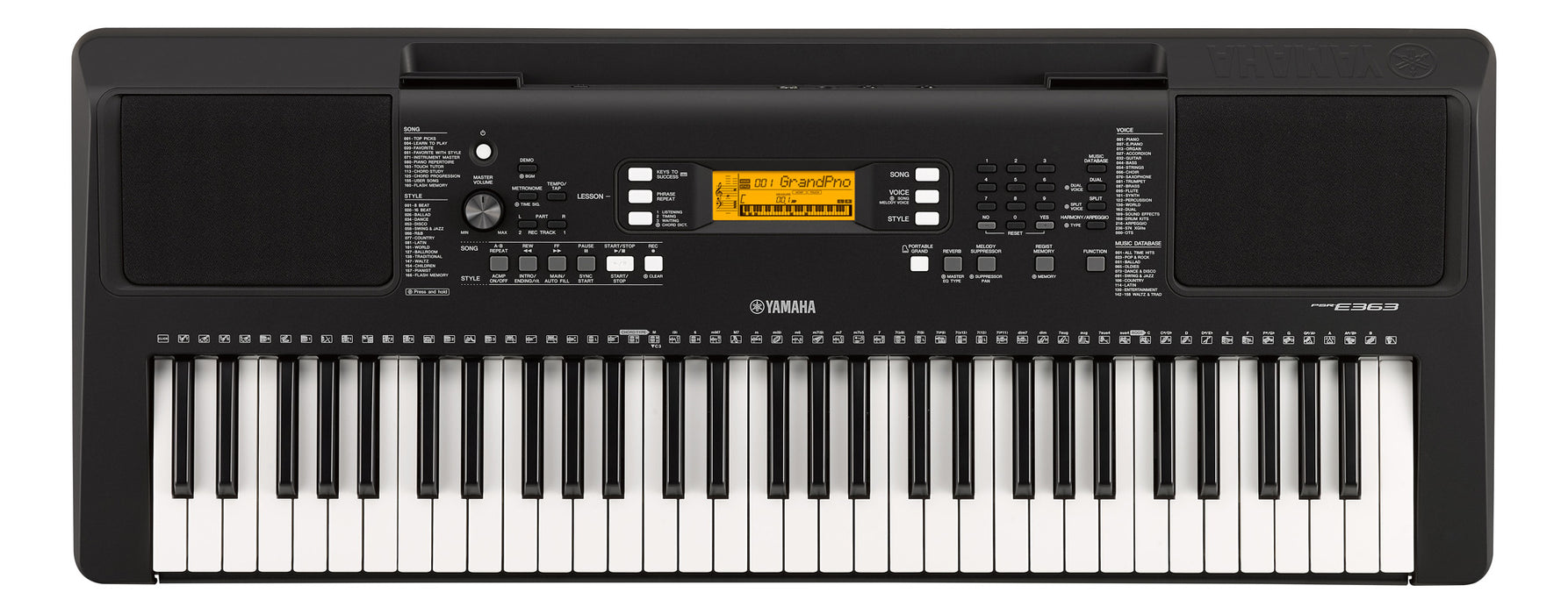 yamaha keyboard e363 price