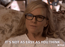 gif of woman saying 'it's not as easy as you think'