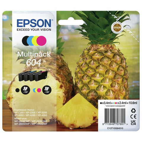 Epson 604 604xl Pineapple Ink Cartridges