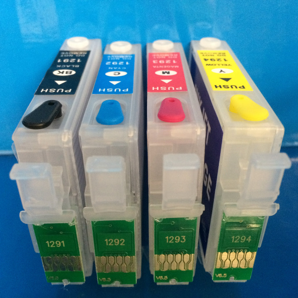 T1291-4 PRINTER HEAD CLEANING CARTRIDGES FOR EPSON SX425W SX435W – Premium Inks