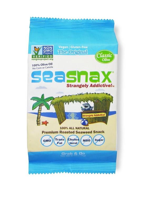 Seasnax - Seaweed Snack Classic Olive, 5g
