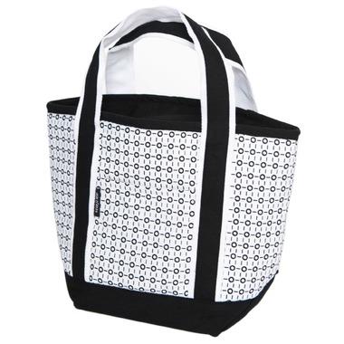 black insulated lunch tote