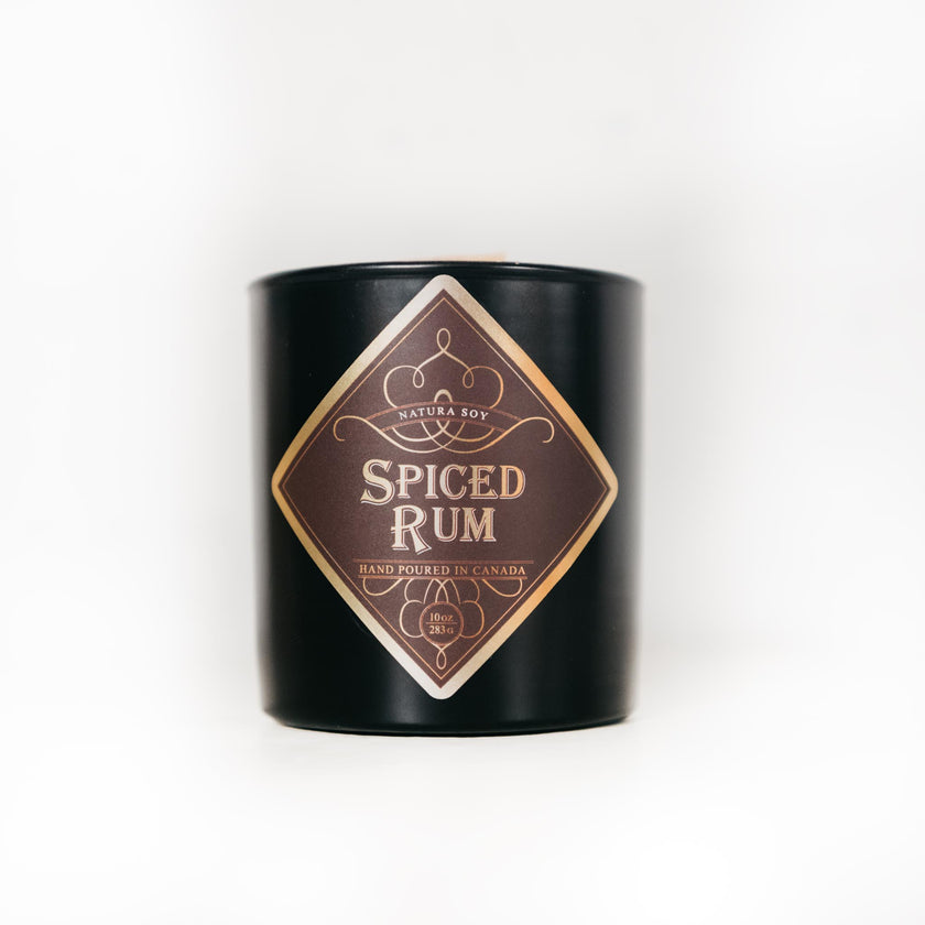 Natura Soylights - Soy Candle, Spiced Rum, 10 oz - Goodness Me!