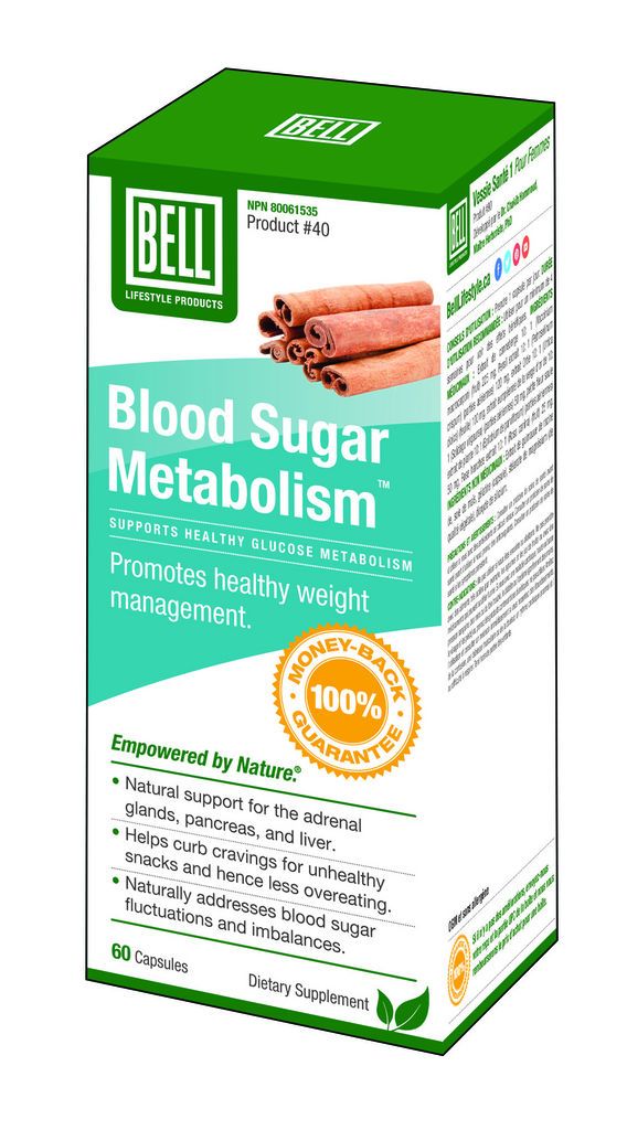 Supplements &amp; Vitamins - Bell - Blood Sugar Imbalance, 60caps