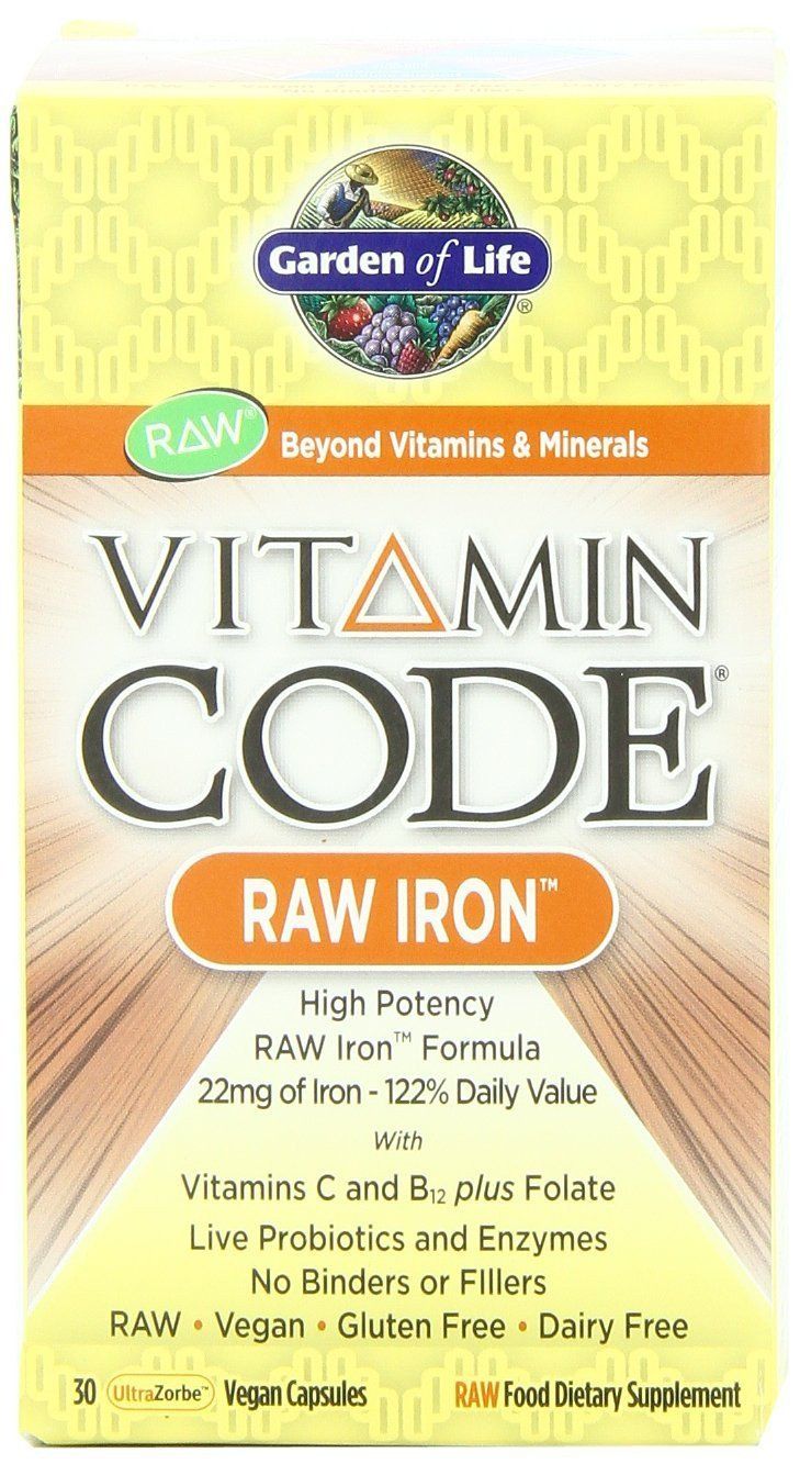 Garden Of Life Raw Iron 30 Vc Goodness Me