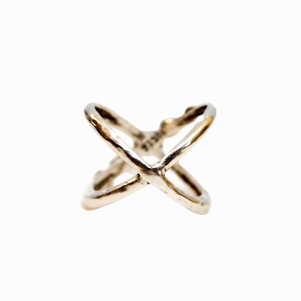 Garnet Criss-Cross Ring – RockHill Designs