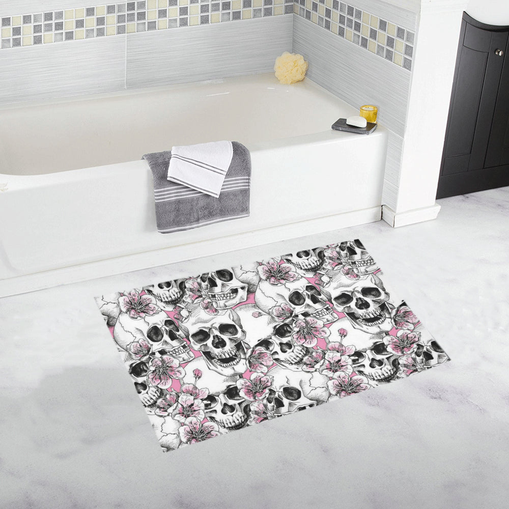 printed bathroom rugs