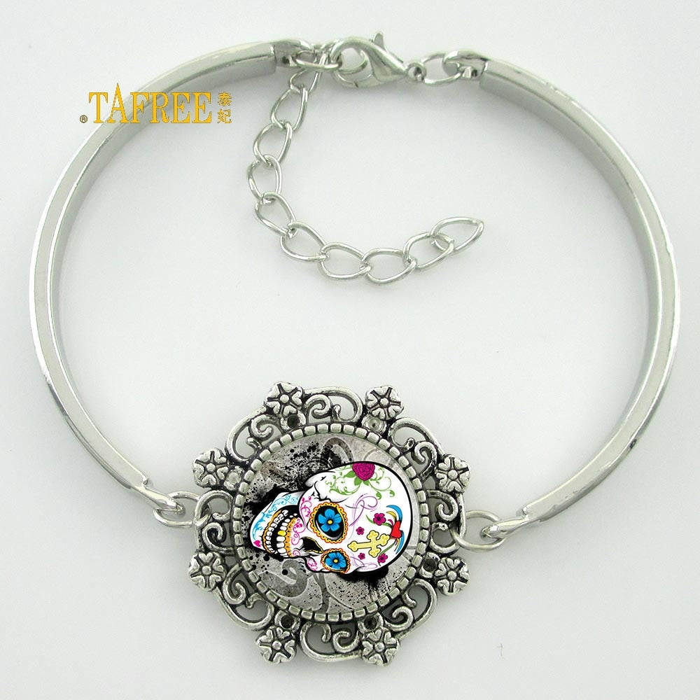 candy skull bracelet