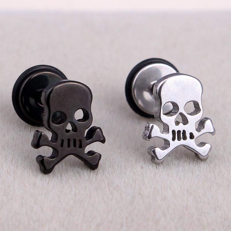 skull stud earrings