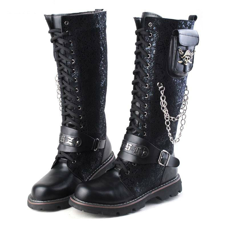 womens skull rain boots