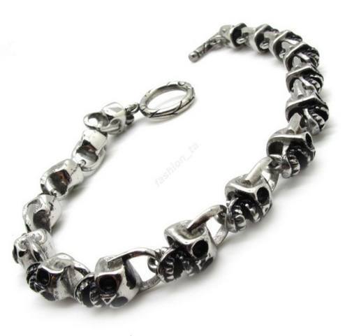 skull chain bracelet